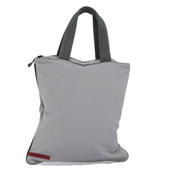 PRADA Sports Tote Bag Nylon Gray Auth ep4219 - Picture 1 of 15